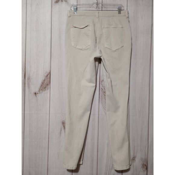 Kut From the Kloth Jeans Ladies 12‎ Ivory High Rise Mom - Picture 2 of 8